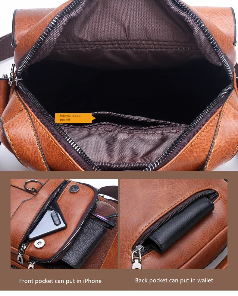 JEEP BULUO LEATHER CROSSBODY BAG