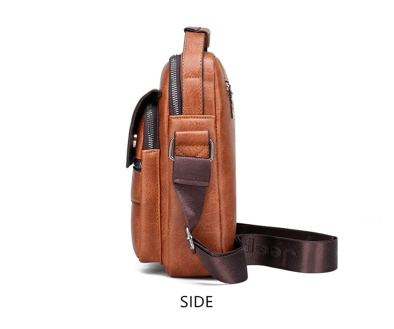 JEEP BULUO LEATHER CROSSBODY BAG